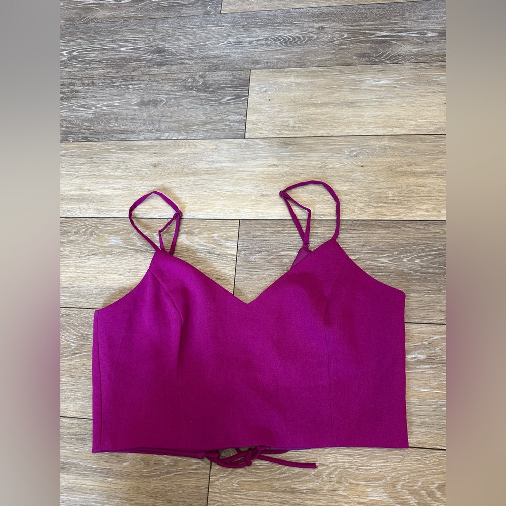 Lulus Magenta Women's Crop Top